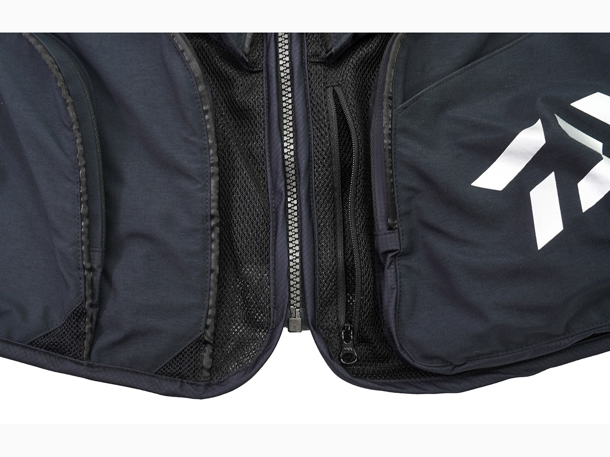 Daiwa DV-2124 CORDURA®クールショート 鮎ベスト ブラックＬ DAIWA（釣り） ダイワ DV-2124 コーデュラ クールショートベスト