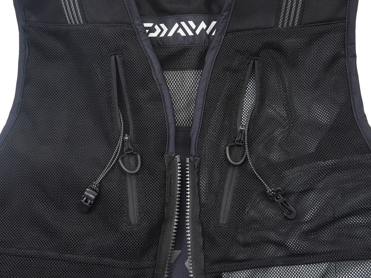 Daiwa DV-2124 CORDURA®クールショート 鮎ベスト ブラックＬ DAIWA（釣り） ダイワ DV-2124 コーデュラ クールショートベスト