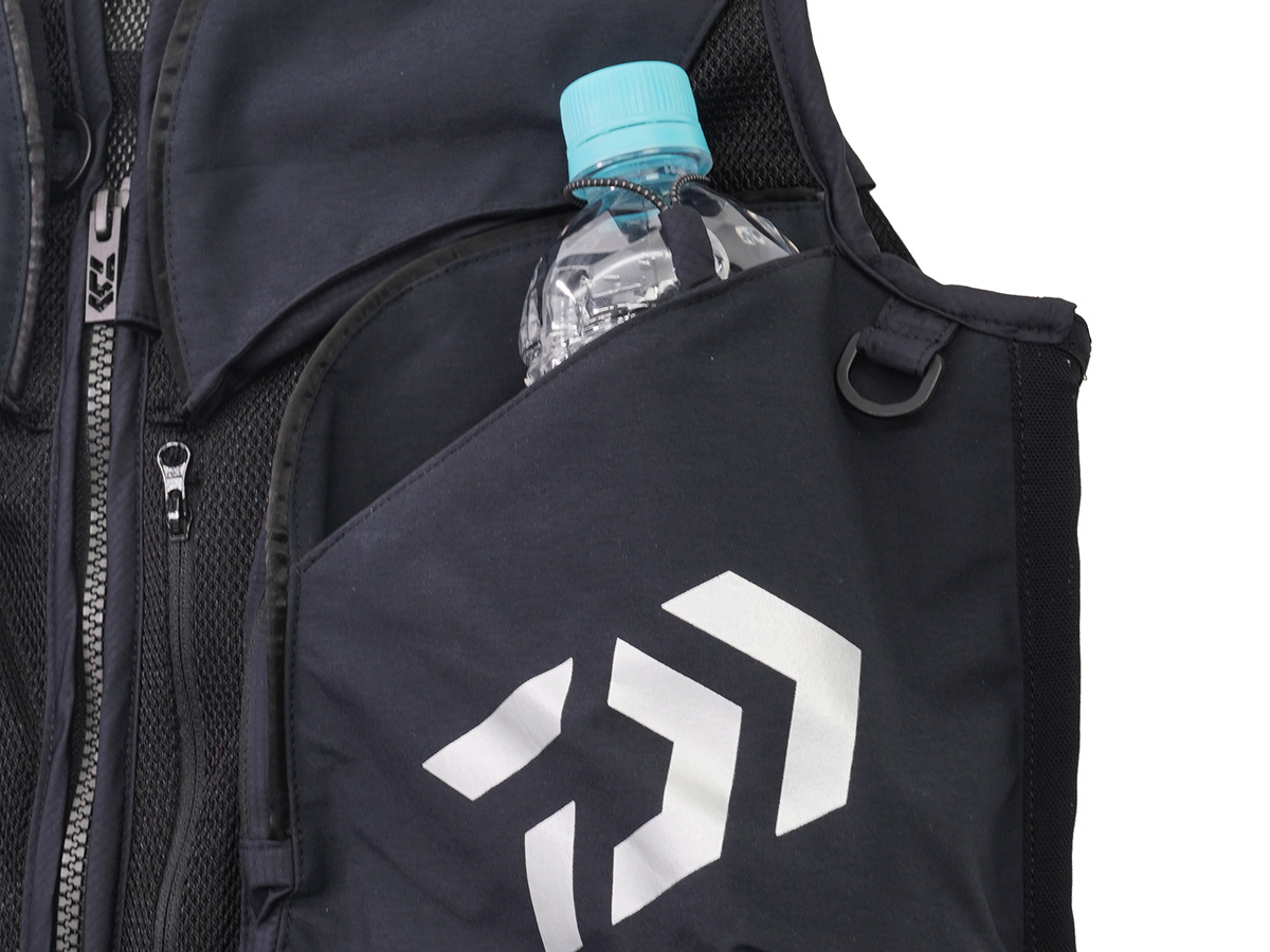 Daiwa DV-2124 CORDURA®クールショート 鮎ベスト ブラックＬ DAIWA（釣り） ダイワ DV-2124 コーデュラ クールショートベスト