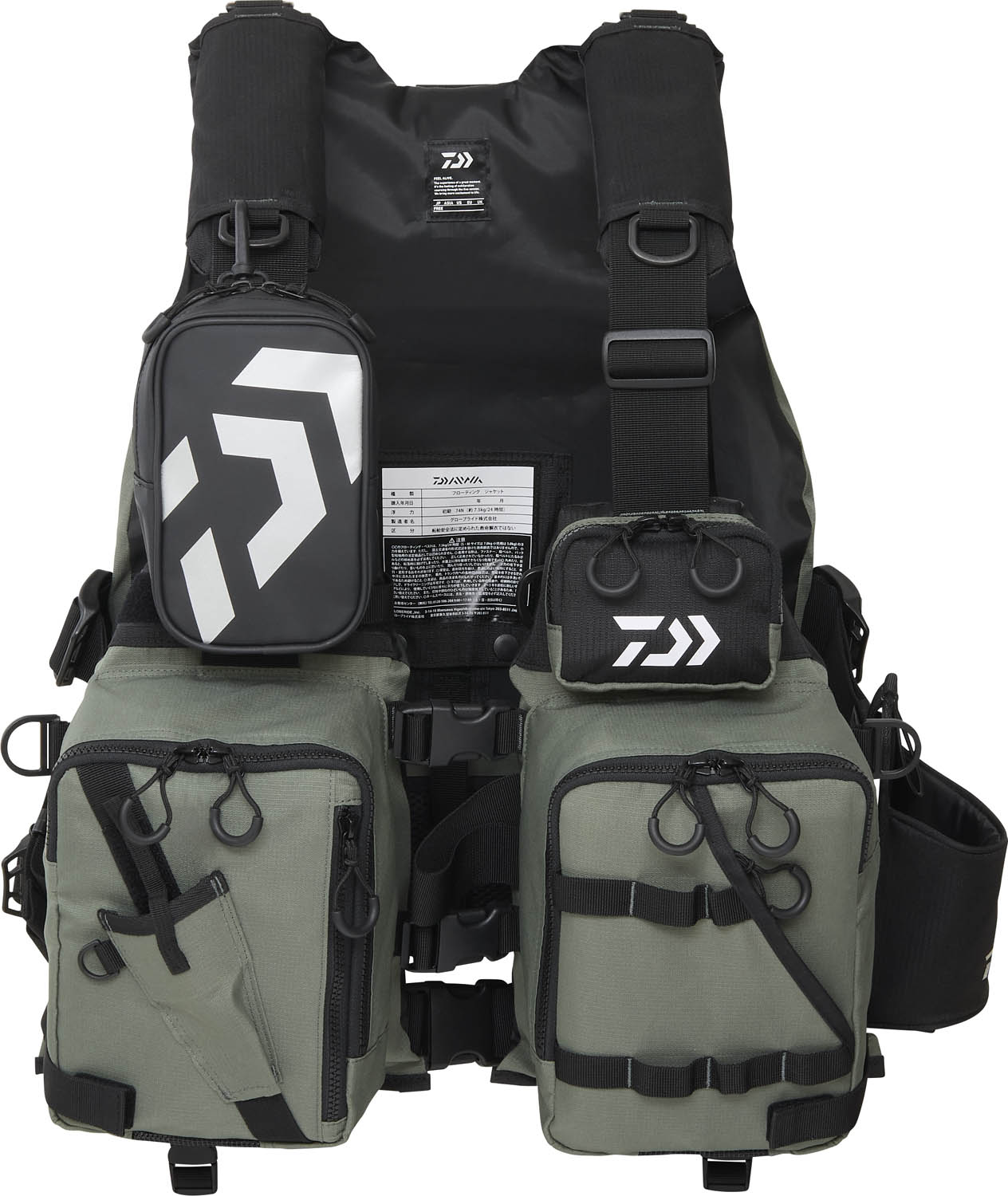 ダイワライトフロートベスト ダイワ ライトフロートベスト DF-6322 ブラック フリー / 救命具
