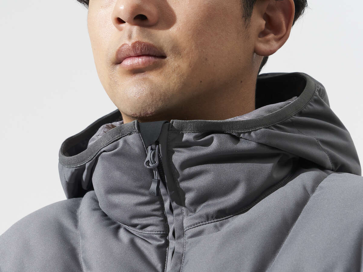 25防寒着 予約商品 DJ-2324 DANROTECH サーモフーディジャケット　ダイワ ダイワ DJ-2324 DANROTECH サーモフーディジャケット デニム 2XL