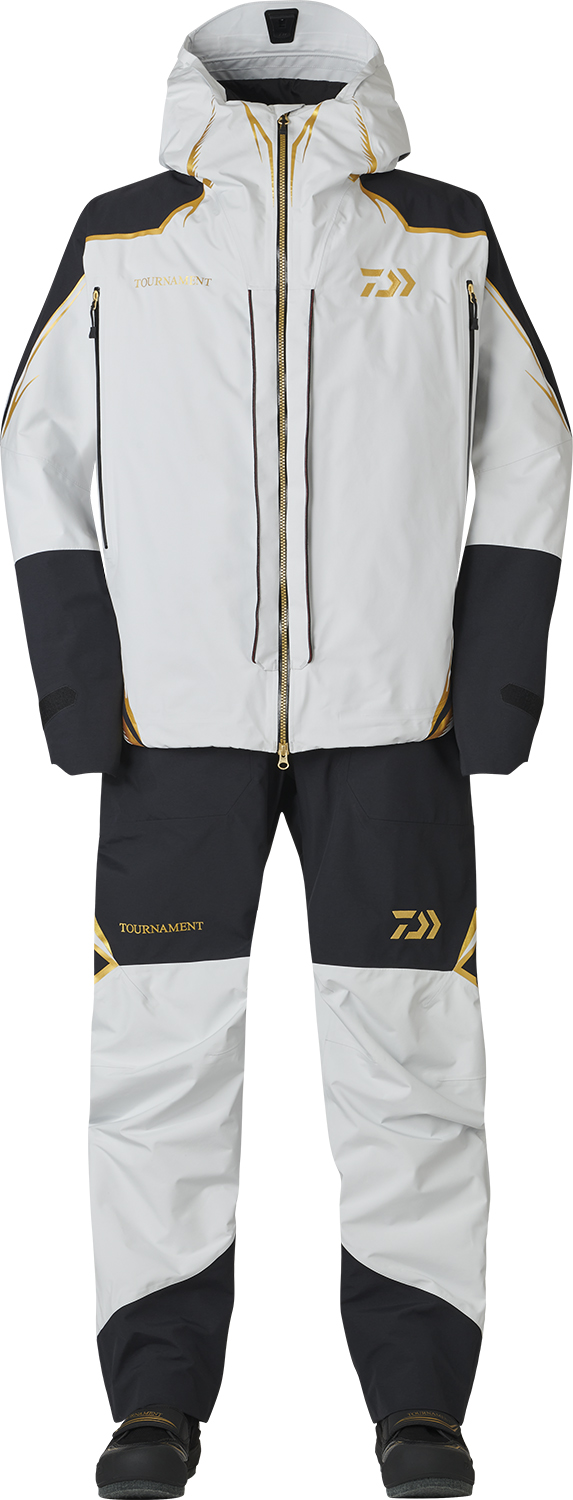 Daiwa TOURNAMENT GORE-TEX フィッシングジャケット L Yahoo!オークション - DAIWA GORE-TEX フィッシングスーツ L 黒