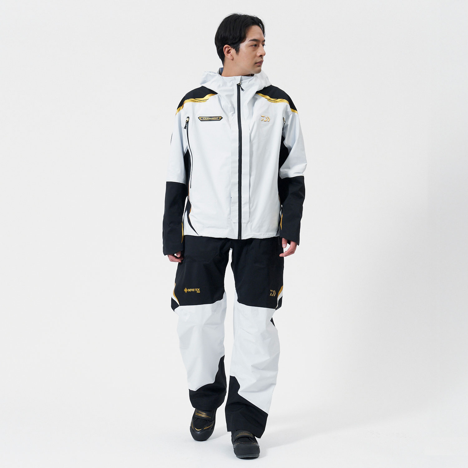 新品 ダイワ トーナメント レインスーツ GORE-TEX DR-1023T L DR-1023T トーナメント ゴアテックスプロ コンビアップレイン