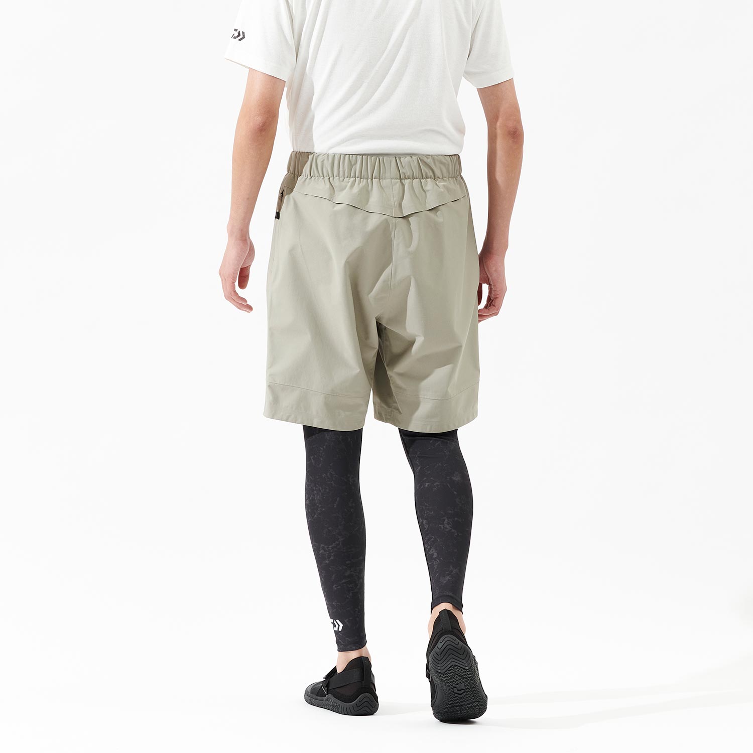 ◇＜人気モデル＞ダイワ レインマックス レインショートパンツ◆DR-5107P[グレーボーダー]XL ダイワ レインマックス ショートの通販