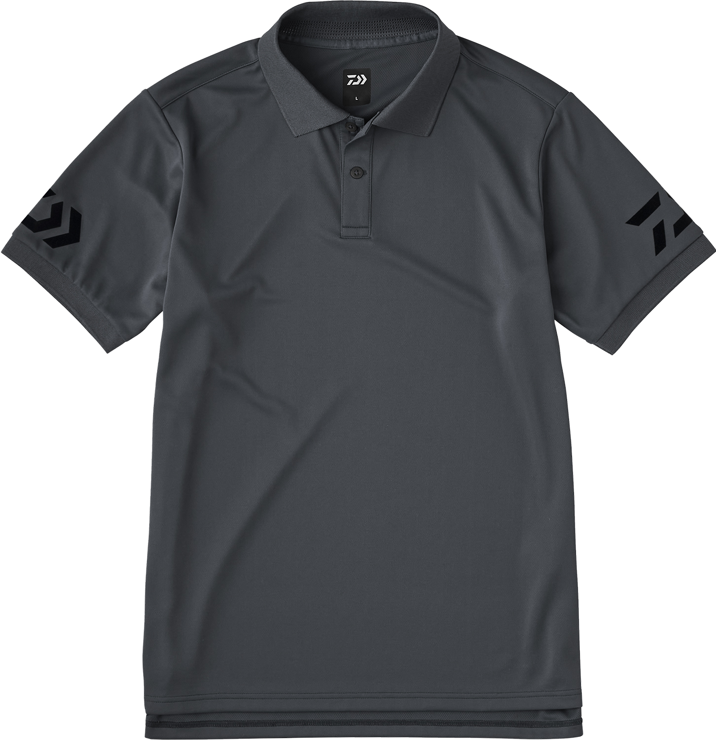 DAIWA　黒 ポロシャツ 半袖 ポケット付き DAIWA 黒 ポロシャツ 半袖 ポケット付き DAIWA 黒 ポロシャツ