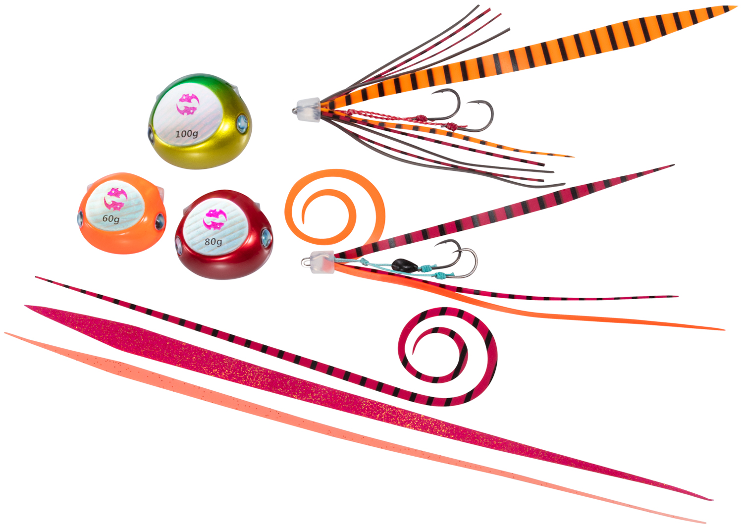 ダイワ　紅牙ベイラバーフリーα 150g 8本セット ダイワ タイラバ 鯛ラバ 紅牙ベイラバーフリー βスターター