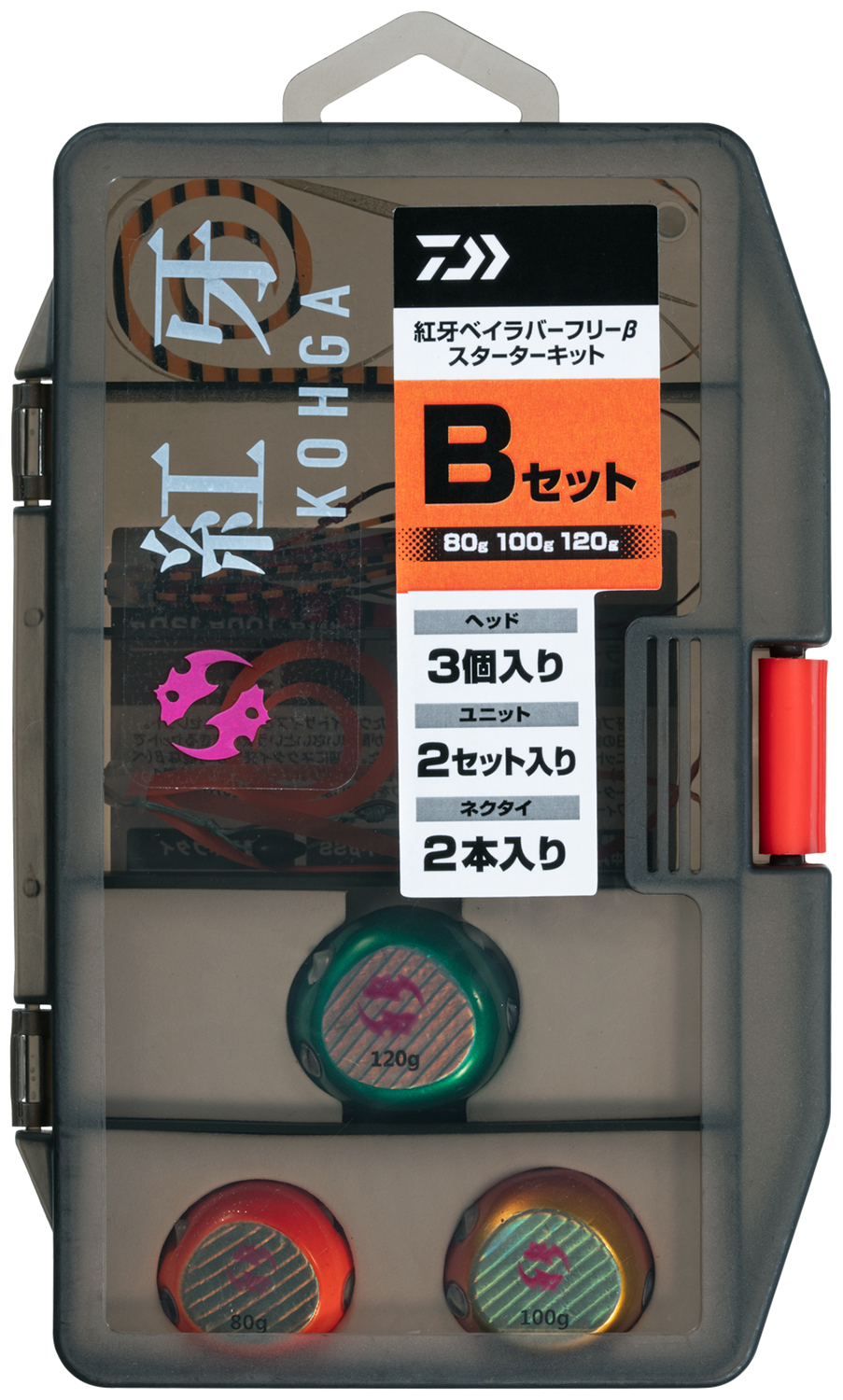 84 タイラバ　セット 紅牙ベイラバーフリーβスターターキット(ルアー)｜DAIWA