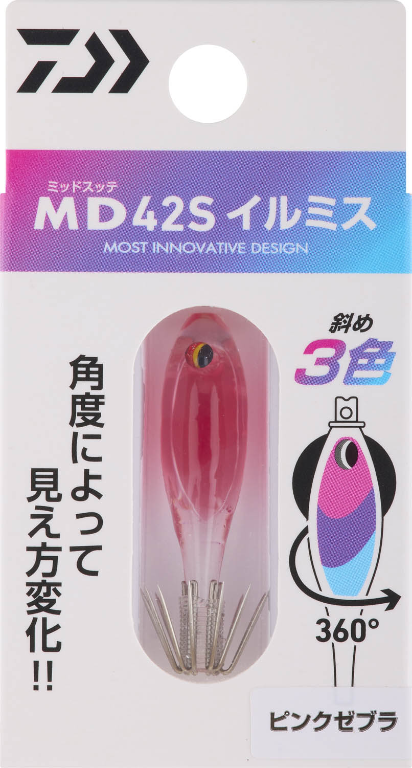 射美 ピンク&バレル 2本セット ミッドスッテ42S イルミス(ハリ・仕掛け・オモリ・仕掛け用小物)｜DAIWA