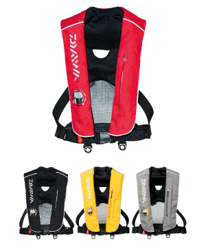 DAIWA ： 膨張式救命胴衣の水感知センサー不良による回収